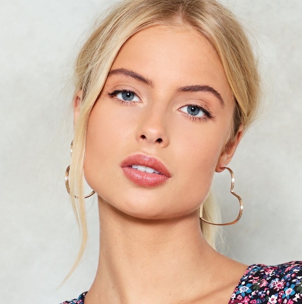 Heart Hoop Earrings